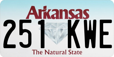 AR license plate 251KWE