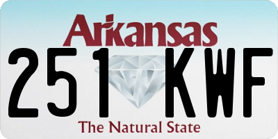 AR license plate 251KWF