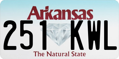 AR license plate 251KWL