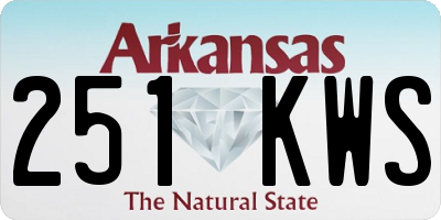 AR license plate 251KWS