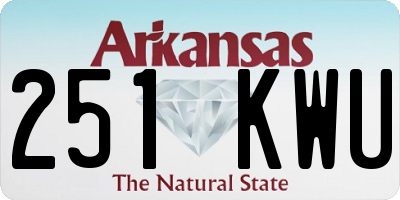 AR license plate 251KWU