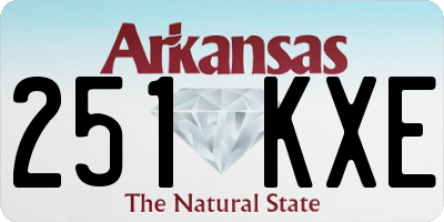 AR license plate 251KXE