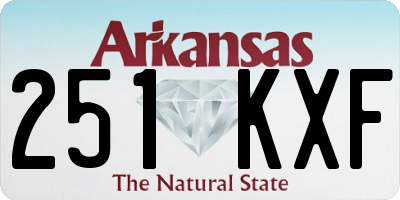 AR license plate 251KXF