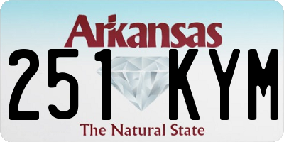 AR license plate 251KYM