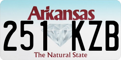 AR license plate 251KZB