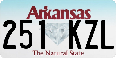AR license plate 251KZL