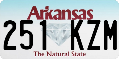 AR license plate 251KZM