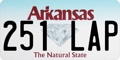 AR license plate 251LAP