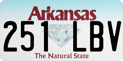 AR license plate 251LBV