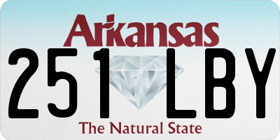 AR license plate 251LBY