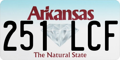 AR license plate 251LCF