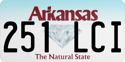 AR license plate 251LCI