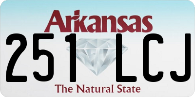 AR license plate 251LCJ