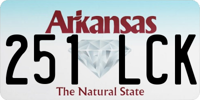 AR license plate 251LCK