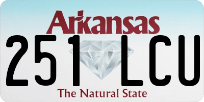 AR license plate 251LCU