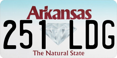 AR license plate 251LDG