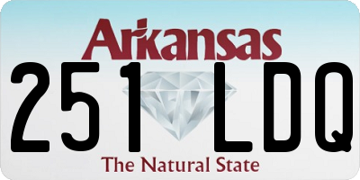 AR license plate 251LDQ