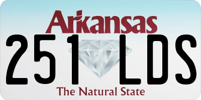 AR license plate 251LDS
