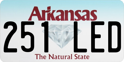 AR license plate 251LED