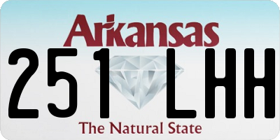 AR license plate 251LHH