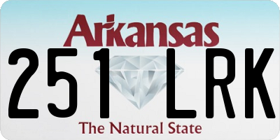 AR license plate 251LRK