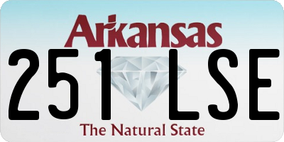 AR license plate 251LSE