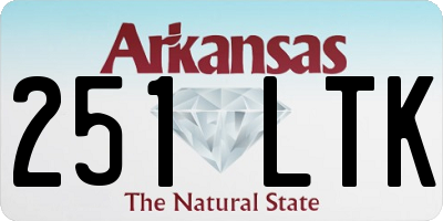 AR license plate 251LTK