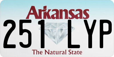 AR license plate 251LYP