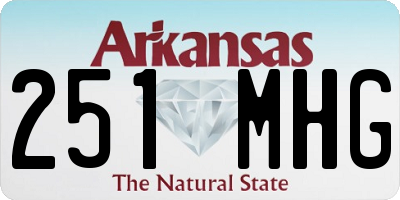 AR license plate 251MHG