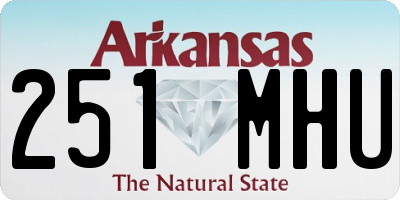 AR license plate 251MHU