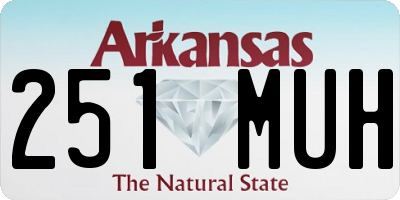 AR license plate 251MUH