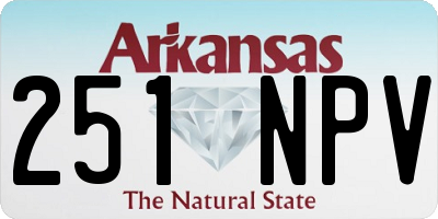 AR license plate 251NPV
