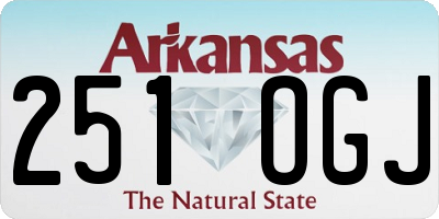 AR license plate 251OGJ