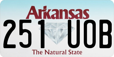 AR license plate 251UOB