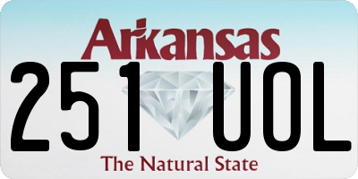 AR license plate 251UOL