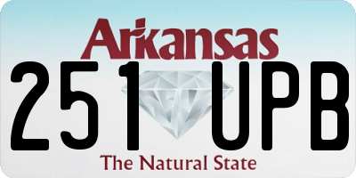 AR license plate 251UPB