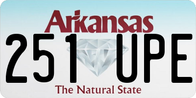 AR license plate 251UPE