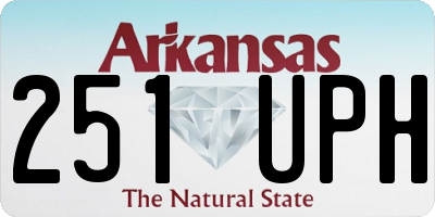 AR license plate 251UPH