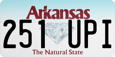 AR license plate 251UPI