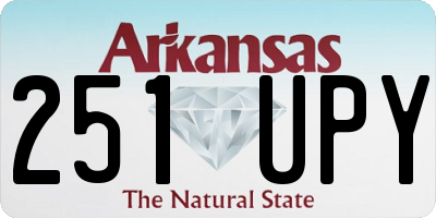 AR license plate 251UPY