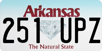 AR license plate 251UPZ
