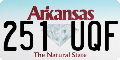 AR license plate 251UQF
