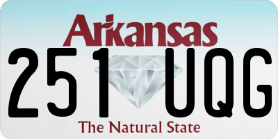 AR license plate 251UQG
