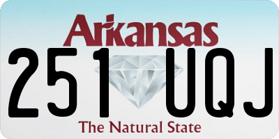 AR license plate 251UQJ