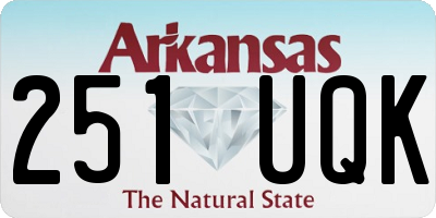 AR license plate 251UQK