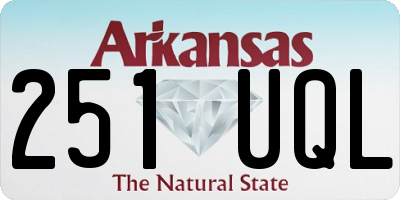 AR license plate 251UQL