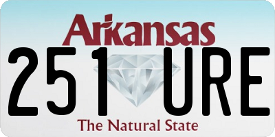AR license plate 251URE