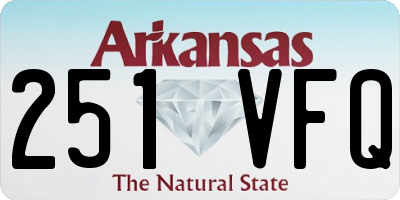 AR license plate 251VFQ