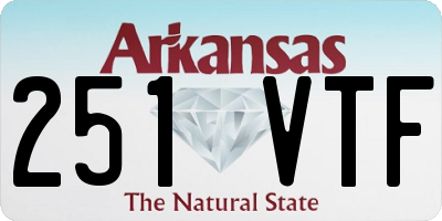 AR license plate 251VTF