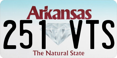 AR license plate 251VTS